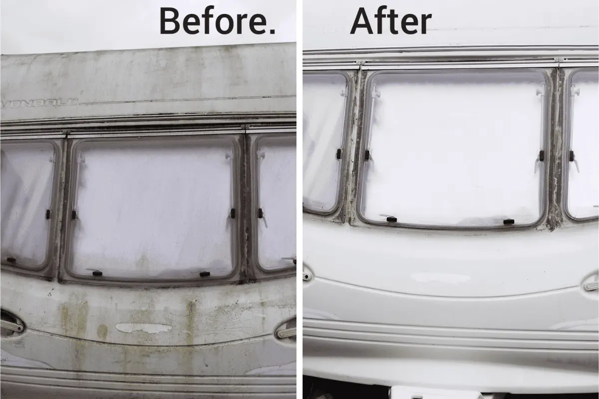 Caravan cleaning